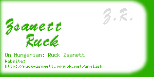 zsanett ruck business card